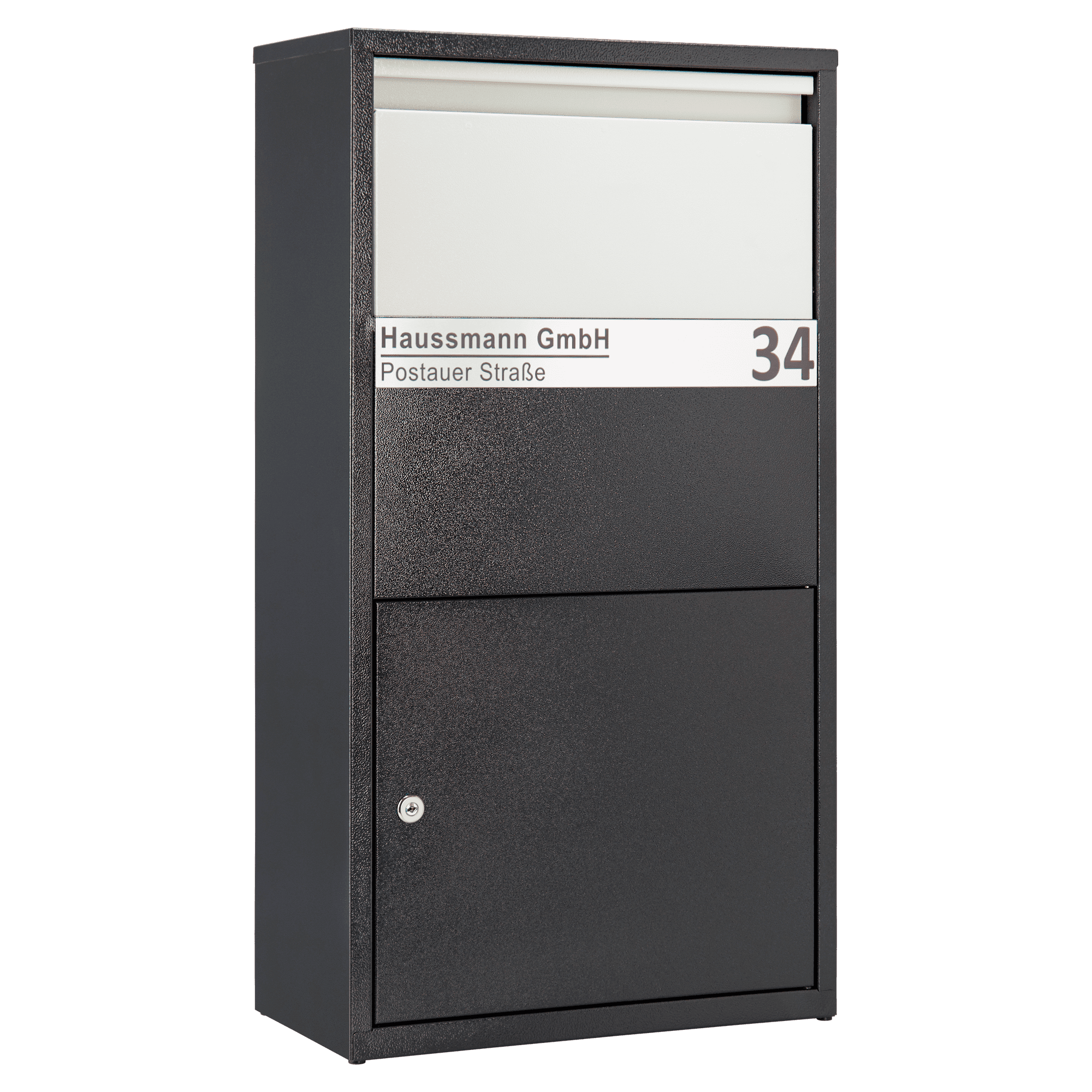 Paketbriefbox "One" BOX390 - Pulverbeschichtet - Personalisiert