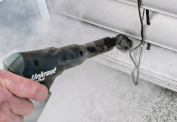 Unkrautfuchs Dampfreiniger Rollos reinigen